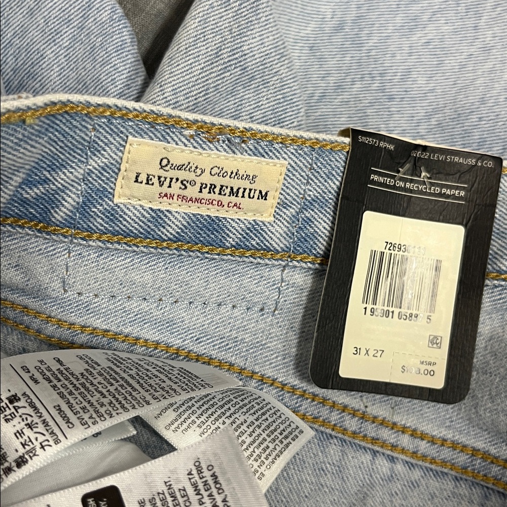 NWT-Levi’s RIBCAGE STRAIGHT ANKLE WOMEN'S JEANS - Picture 12 of 13